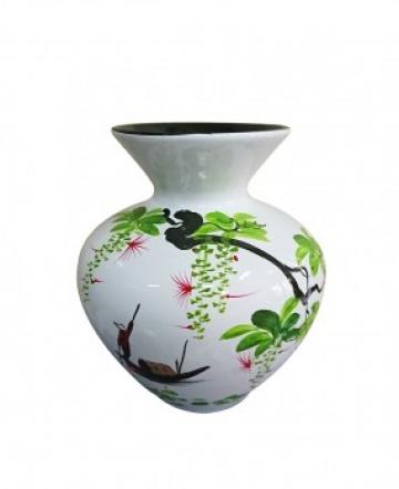 LỌ SƠN MÀI VẼ CẢNH